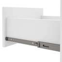 Ver imagem 5 de Cômoda Toronto 8 Gavetas 2 Portas Estrutura MDP MDF Puxador MDF Branco Móveis Lopas