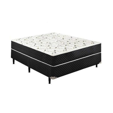 Cama Box Casal Conjugada Ortopédico (5cm) Colchão Dos Sonhos