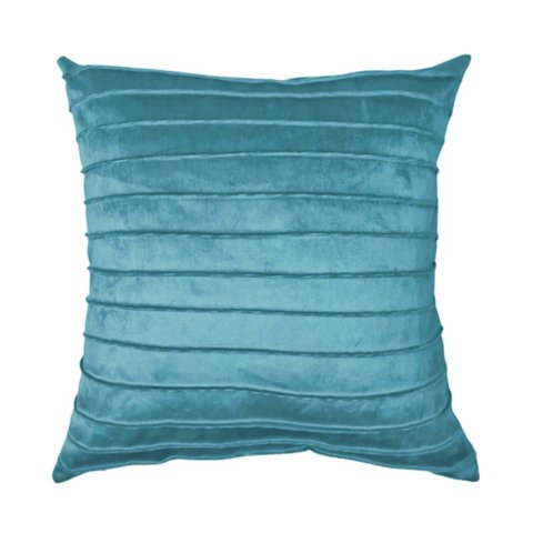 Capa para Almofada Drapeada Line em Veludo Quadrada