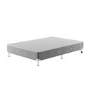 Ver imagem 1 de Base Box Casal Spubio Spu + Incofal Cinza 138x188x32cm