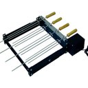 Ver imagem 1 de Kit Giratório Baixo para Churrasqueira com 3 Espetos Bivolt