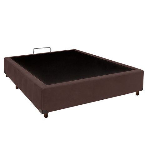 Cama Box Viuvo Marrom Nature 128x188