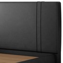 Ver imagem 4 de Cama Casal Flutuante com Cabeceira 140cm Astra S04 Couríssimo Preto - Lyam Decor