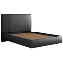 Ver imagem 1 de Cama Casal Flutuante com Cabeceira 140cm Astra S04 Couríssimo Preto - Lyam Decor