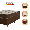 Ver imagem 3 de Cama Box Baú Casal Colchão Espuma D33 138x188x60cm