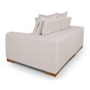 Ver imagem 3 de Sofá Veneza Retrátil Reclinável com Molas Ensacadas no Assento Tecido Linho Cru 2,10m