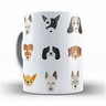 Caneca Cachorrinhos Dog Companheiro Presente Cachorreiros 325 Ml Porcelana - 3