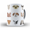 Caneca Cachorrinhos Dog Companheiro Presente Cachorreiros 325 Ml Porcelana - 2