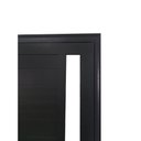 Ver imagem 4 de Porta Lambril de Alumínio Preto com Puxador, Friso e Vidro Linha Veneza:Direita/ 210 x 80