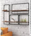 Ver imagem 1 de Kit 4 Prateleira Industrial U.s.a Completo