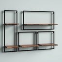 Ver imagem 4 de Kit 4 Prateleira Industrial U.s.a Completo