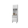 Paneleiro Torre Quente Andréia 60cm com 4 Portas 1 Gaveta Branco Ajl - 2