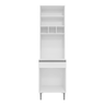 Paneleiro Torre Quente Andréia 60cm com 4 Portas 1 Gaveta Branco Ajl - 3