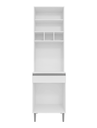 Ver imagem 3 de Paneleiro Torre Quente Andréia 60cm com 4 Portas 1 Gaveta Branco Ajl