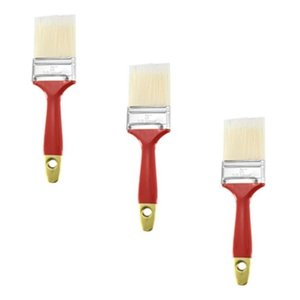 Pinceis Para Pintar Parede Portão Casa Artesanato Kit Com 3
