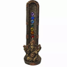Incensário - Ganesha 7 Chakras - Vertical - Queimador de Incenso - Resina Dourado - 21cm - 1