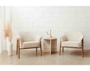 Ver imagem 4 de Poltrona Lucca Premium Base Madeira Castanho Combinare Combinare Estofados 10334 (966433)