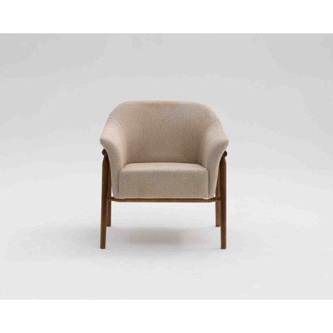 Poltrona Lucca Premium Base Madeira Castanho Combinare Combinare Estofados 10334 (966433)