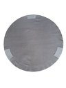 Ver imagem 3 de Tapete de Couro Natural Mandala Angus Preto Vermelho 1,60 Diametro
