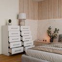 Ver imagem 2 de Cômoda Berlim 10 Gavetas Branco - Panorama Móveis