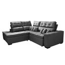 Ver mais imagens de Sofá de Canto 2,60x2,36m Retrátil e Reclinável com Molas Cama inBox Platinum Esquerdo Suede