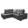 Sofá de Canto 2,60x2,36m Retrátil e Reclinável com Molas Cama inBox Platinum Esquerdo Suede - 8