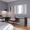 Ver imagem 2 de Janela Veneziana de Alumínio 4 Folhas Móveis e 2 Folhas Fixas 100x200cm Lucasa Ideale Branco