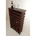 Ver imagem 2 de Adega Madeira Vinho 60 Garrafas Mesinha Cor Embuia C06