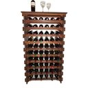 Ver imagem 1 de Adega Madeira Vinho 60 Garrafas Mesinha Cor Embuia C06