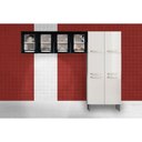 Ver imagem 1 de Cozinha Modulada Bertolini Evidence 3 Peças (2aéreos+1paneleiro) Cpt50 Branco/preto-bertolini