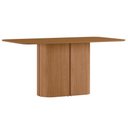 Ver imagem 1 de Mesa de Jantar para 6 Lugares 160cm Tampo em Mdf Serena Ypê - New Ceval