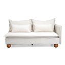 Ver imagem 3 de Sofá Modular 2 Lugares Braço Lateral com Pé Bolinha Sôma CabeCasa MadeiraOriginals Bege Natural