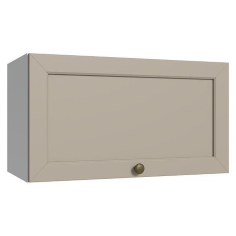 Armário Aéreo 60 cm 1 Porta Basculante Branco/Crema Vik Madesa