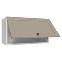 Ver imagem 7 de Armário Aéreo 60 cm 1 Porta Basculante Branco/Crema Vik Madesa