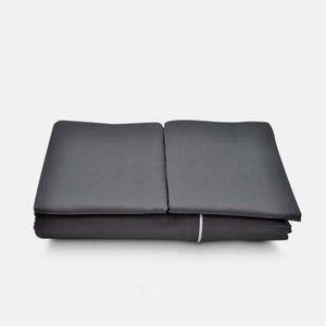 Capa de Duvet Algodão Queen 400 Fios Barcelona Zinc Blue Gardenia