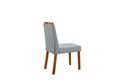 Ver imagem 4 de Conjunto Sala de Jantar Mesa Florença Madeira Maciça 160x90cm Tampo Retângular Vidro Off White com 6