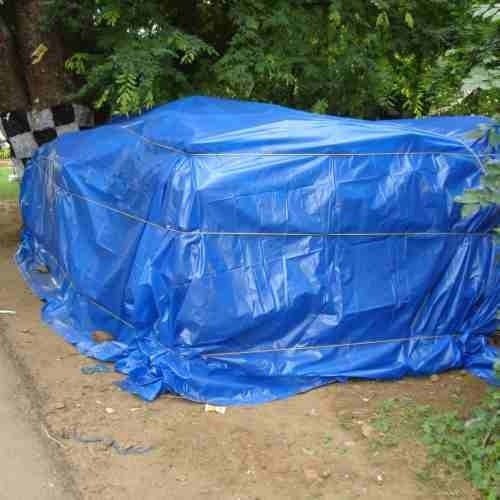 Lona Leve Multiuso Cargas Camping Azul 100 Micras - 5x5 - 6