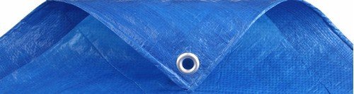 Lona Leve Multiuso Cargas Camping Azul 100 Micras - 5x5 - 4
