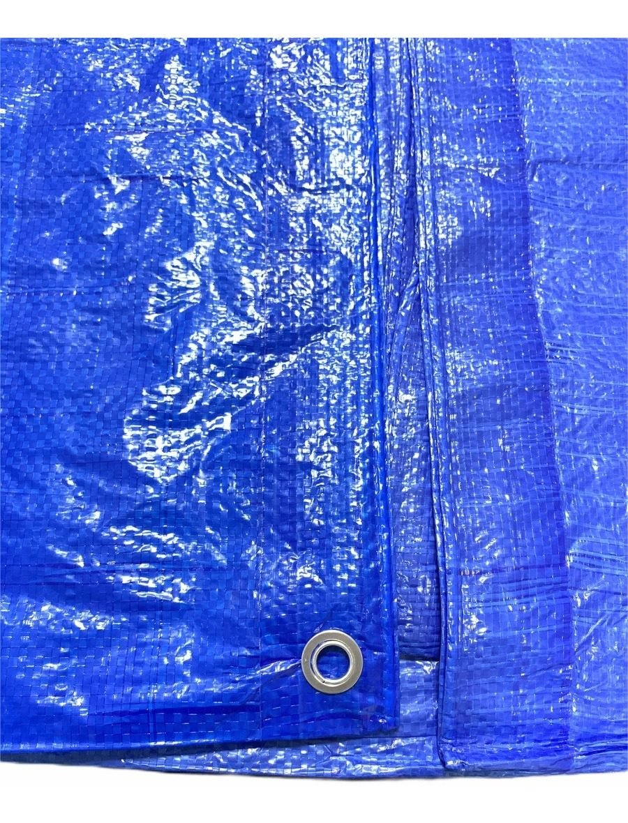 Lona Leve Multiuso Cargas Camping Azul 100 Micras - 5x5 - 3