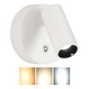 Ver imagem 7 de Luminaria Arandela 3 Tons Led Bateria Recarregavel Usb Parede Mesa Sala Quarto Cabeceira Leitura Est