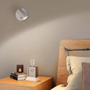 Ver imagem 2 de Luminaria Arandela 3 Tons Led Bateria Recarregavel Usb Parede Mesa Sala Quarto Cabeceira Leitura Est