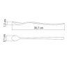 Colher para Coquetel 30cm para Drinks Suco Bebidas em Aço Inox Tramontina Amazonas - 3