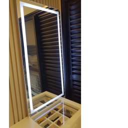 Espelho com Luz de Led 80x70 Touch Screen Branco Quente - 3