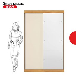 Guarda-roupa Solteiro Peônia Yescasa - 14