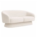 Ver imagem 1 de Sofá Solis 2 Lugares 150cm Bouclé Off White - Sallar Home