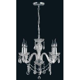 Lustre Pendente Harmonia Cristal 4 Braços para Led 57 Cm - 2
