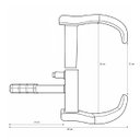 Ver imagem 7 de Trava de Pneu Universal Kit 2 Uni Bloqueador de Roda Moto Carro Antifurto Seguranca Roubo Reboque Ve