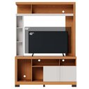 Ver imagem 6 de Estante Painel para Tv 50 Pol 136cm Efraim C04 Freijó Off White Matte - Lyam Decor
