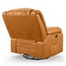 Poltrona do Papai Reclinável Melim Glider Giratória Massagem Pu Whisky Fh1 - D'rossi - 4
