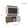 Rack Cancun com Painel para TV até 58 Polegadas Atualle Móveis - 3
